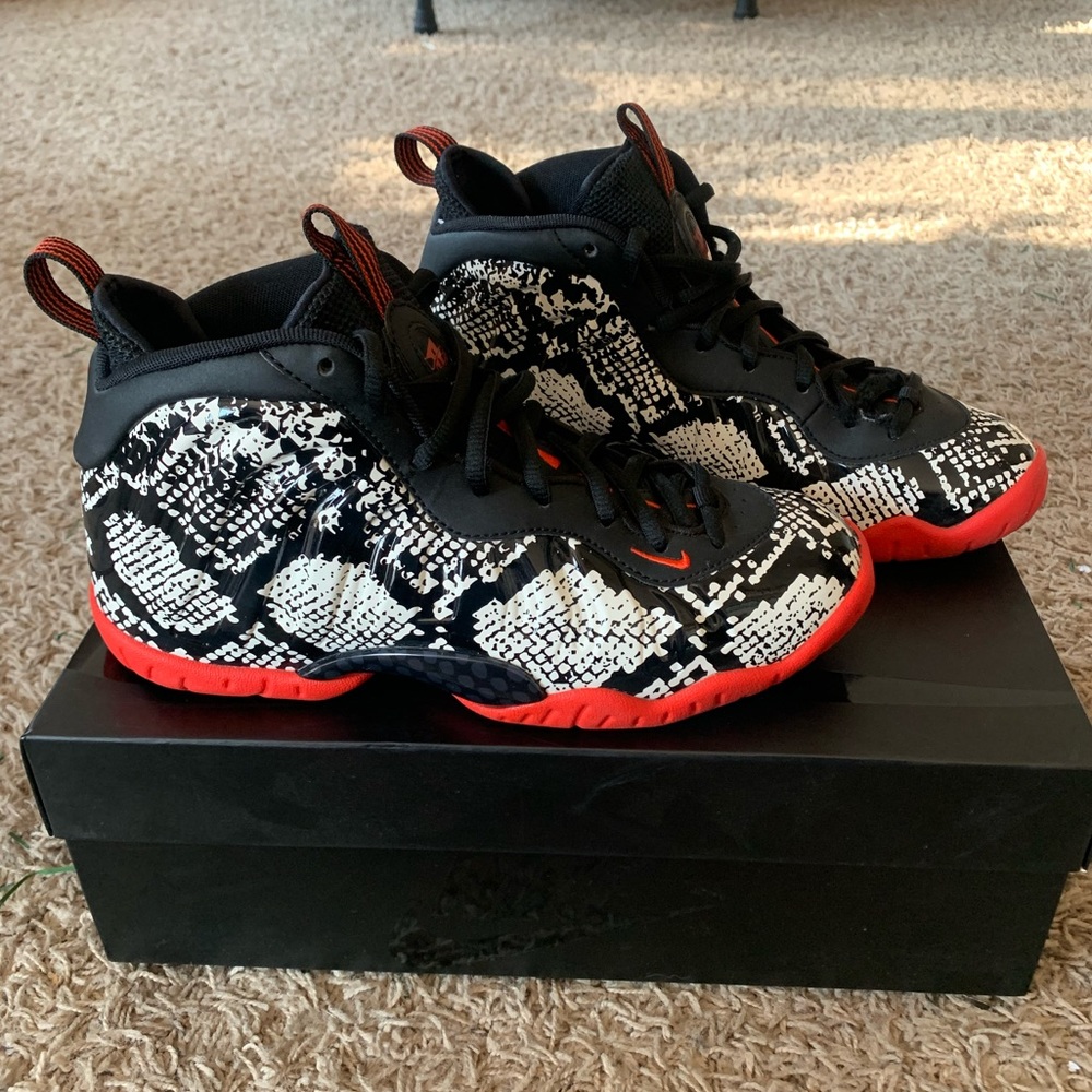 Nike Little Posite One ‘Albino Snakeskin’ GS